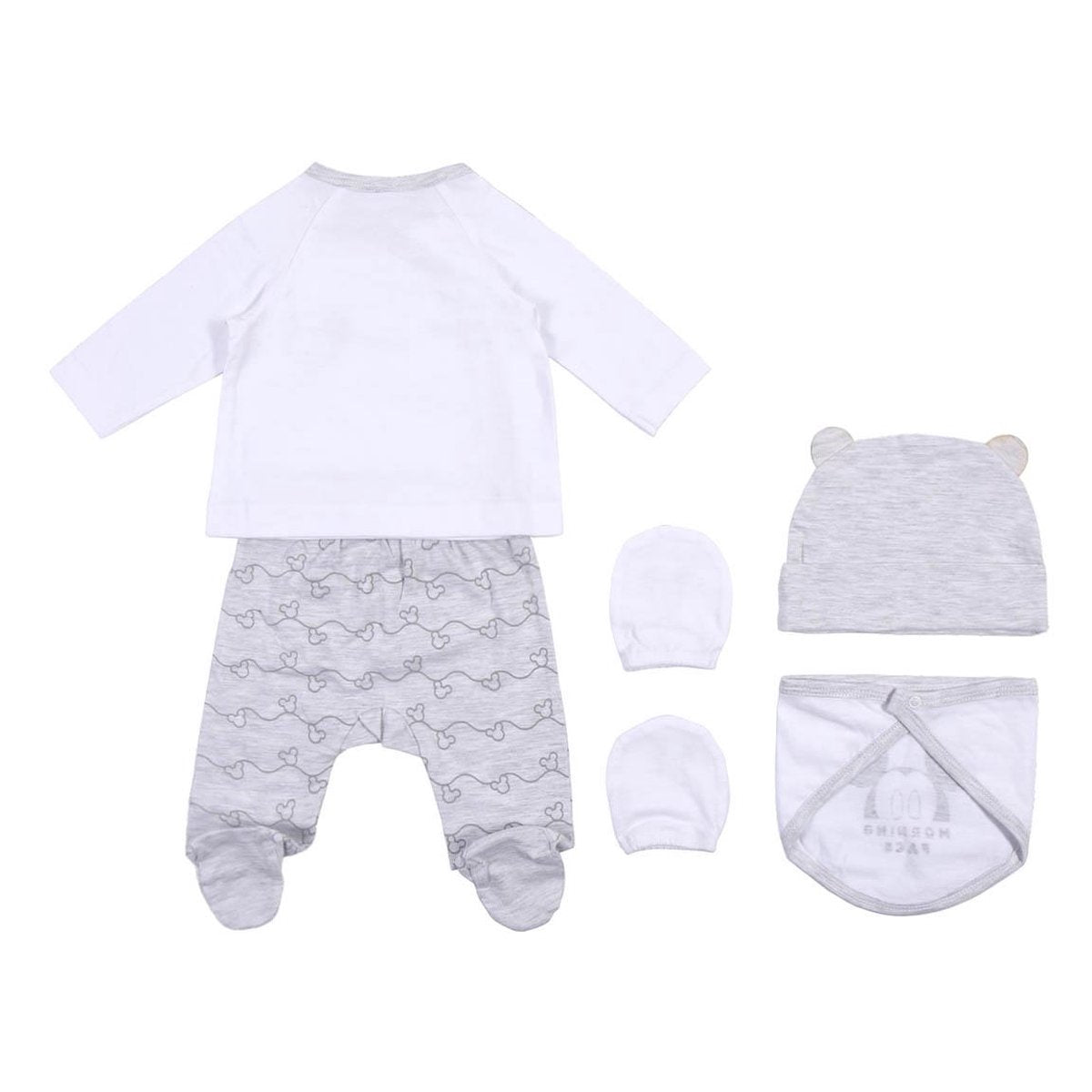 Minnie - Geschenkverpakking 4 stuks - Roze-Wit - Grijs-Wit - Baby - Neuw born