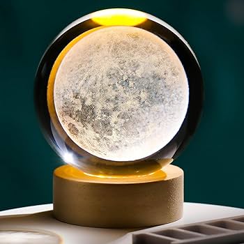 Crystal Moon Ball Night Lamp.